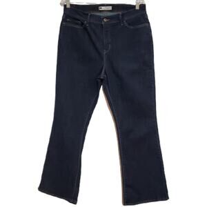 Levi's 512 Bootcut Perfectly Slimming Denim Jeans Indigo Rustic Plus Size 14S